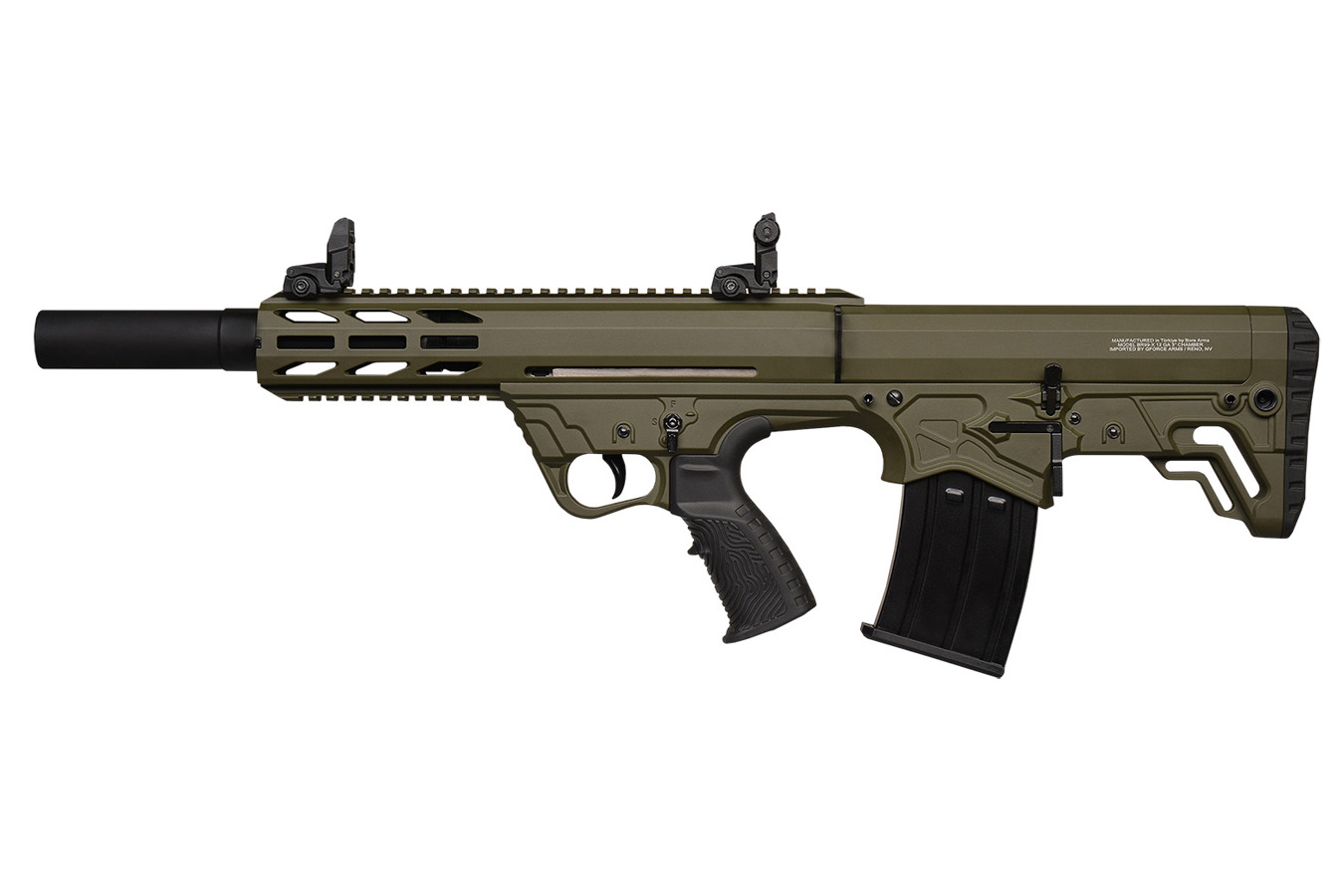 GForce GFY-1 12 Gauge Semi-Auto Bullpup Shotgun with OD green Cerakote Receiver Finish