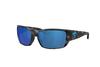 COSTA DEL MAR SCHOOLIE MATTE TIGER SHARK WITH BLUE MIRROR LENSES 