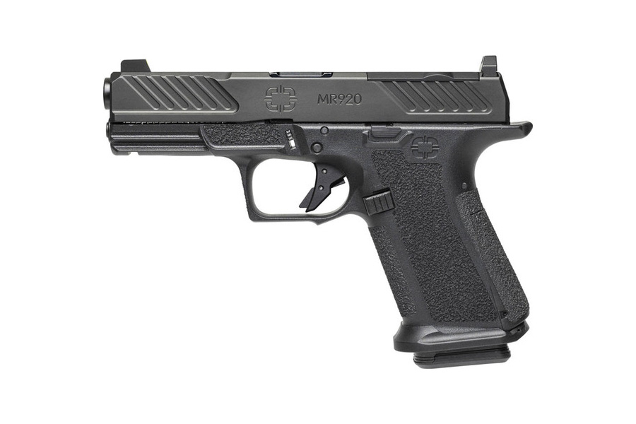 Shadow Systems MR920 Combat 9mm Optic Ready Black Pistol with 4 Inch Black Spiral Fluted Barrel