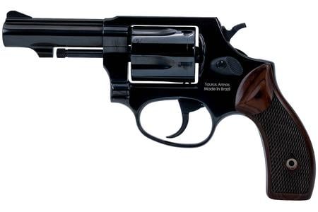 HERITAGE ROSCOE 38SPL 3` BARREL 5RNDS BLACK WITH WOOD GRIPS