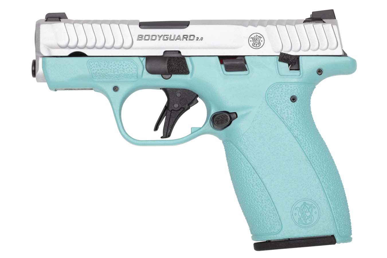 Smith & Wesson Bodyguard 2.0 380 ACP Semi-Auto Pistol with Robins Egg Blue Frame
