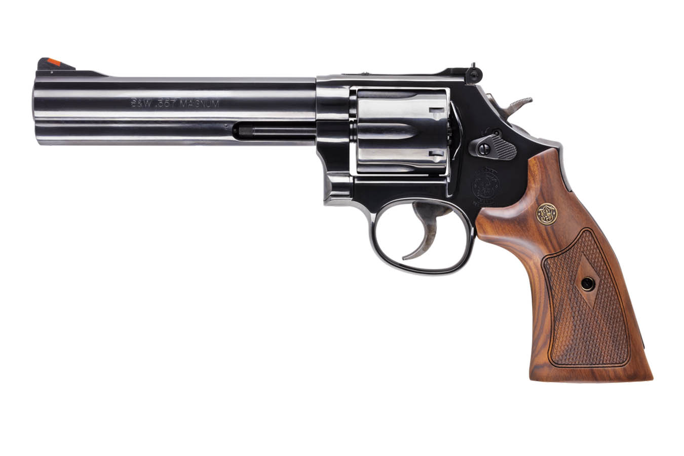 Smith & Wesson Model 586 Classic 357 Magnum Revolver with Wood Grips