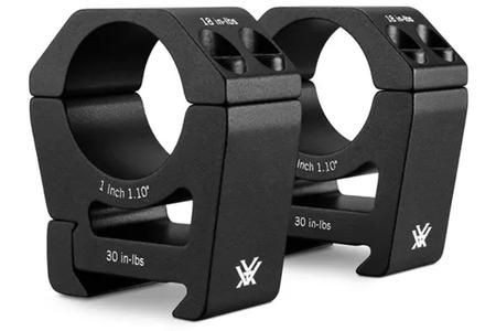 SPORT RIFLESCOPE RING 1` HIGH (1.1`)	 