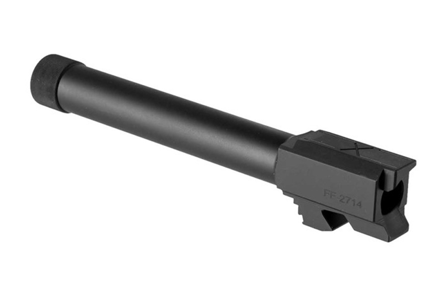 Faxon Firearms Duty 9mm Threaded Barrel for Glock 17 Gen 2-4 Black Nitride