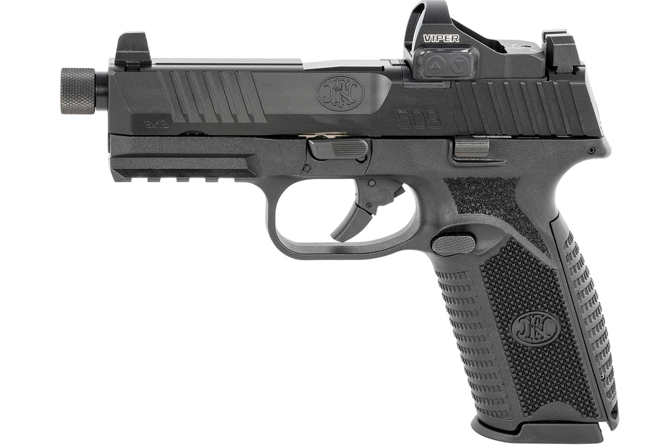 FN 509 Tactical 9mm Black Pistol with Vortex Viper Red-Dot Sight