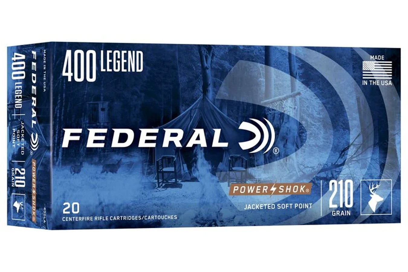 Federal 400 Legend 210 gr SP Power-Shok 20/Box