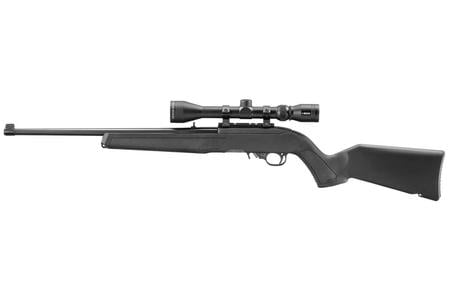 10/22 22LR 18.5` SS BARREL BLACK SATIN STOCK VIRIDIAN 3-9X40 SCOPE