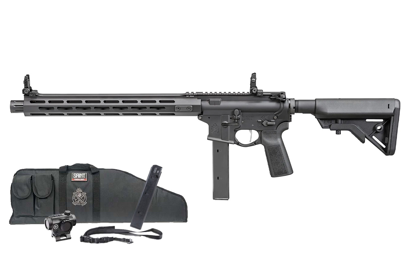 Springfield Saint Victor 9mm PCC Gear Up Package with Two Magazines & Crimson Trace CT-103 Red Dot