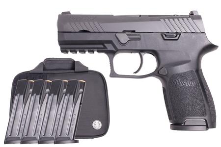 P320C TACPRO 9MM 3.9 IN BARREL OPTIC READY SAVIOR BAG