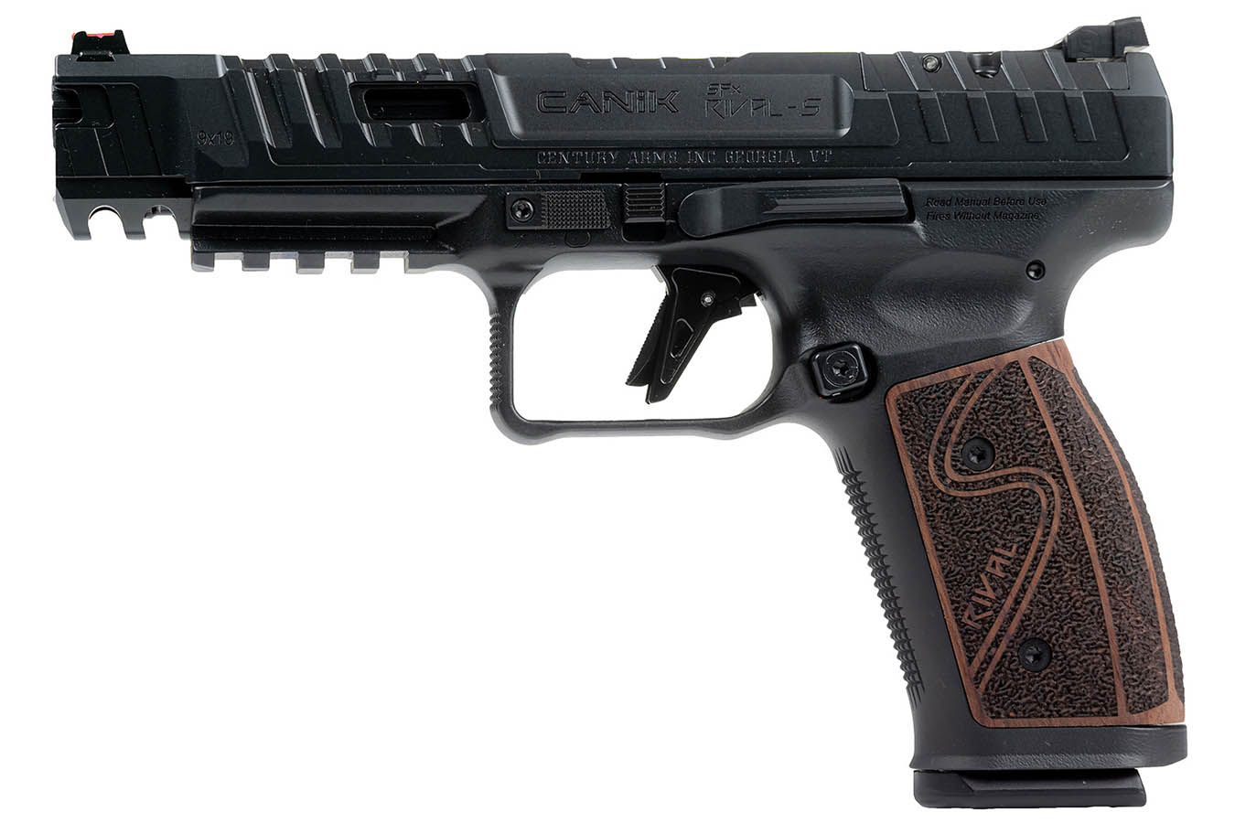 Canik SFx Rival-S 9mm Black Optic Ready Pistol with Steel Frame