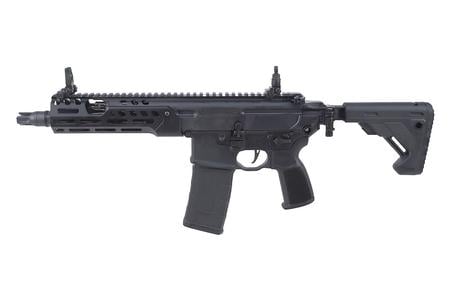 SIGMCX, 300 BLK, SBR, 9IN, BLK, SEMI, TELE FOLD STOCK, (1) 30RD MAG