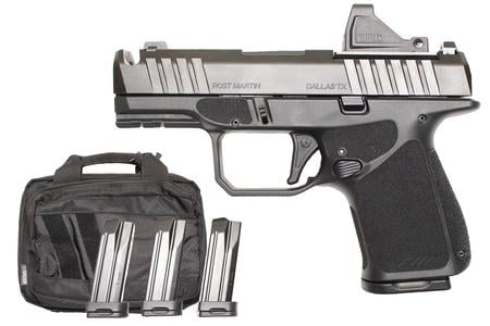Rost Martin RM1S Comp 9mm Optic Ready Package with Viridian RFX-11 Green Dot, Four Mags and 