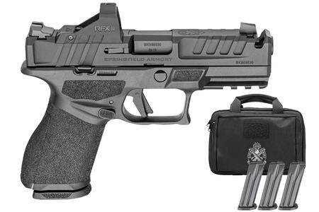 Springfield Echelon 4.0C Comp 9mm Gear Pac with Viridian RFX-11 Green Dot, Four Mags and Pistol Bag