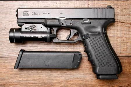 22GEN4 40SW TLR-1S POLICE TRADE-IN 