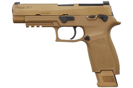 M17 9 MM 4.7 IN BARREL COYOTE FINISH OPTIC READY 1-17 RD AND 2-21 RD MAGS