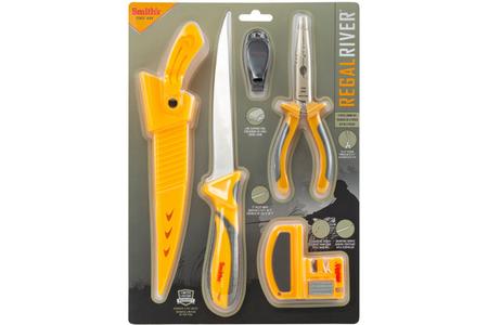 5PC FISHING KNIFE PLIER COMBO	