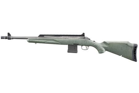 RUGER AMERICAN II SCOUT 5.56 16.1` THREADED BARREL LEAF GREEN SPLATTER STOCK