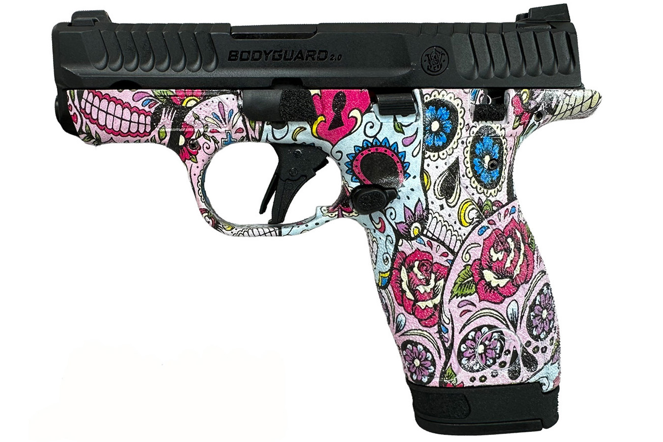 Smith & Wesson Bodyguard 2.0 380 ACP Semi-Auto Pistol with Sugar Skull Finish 