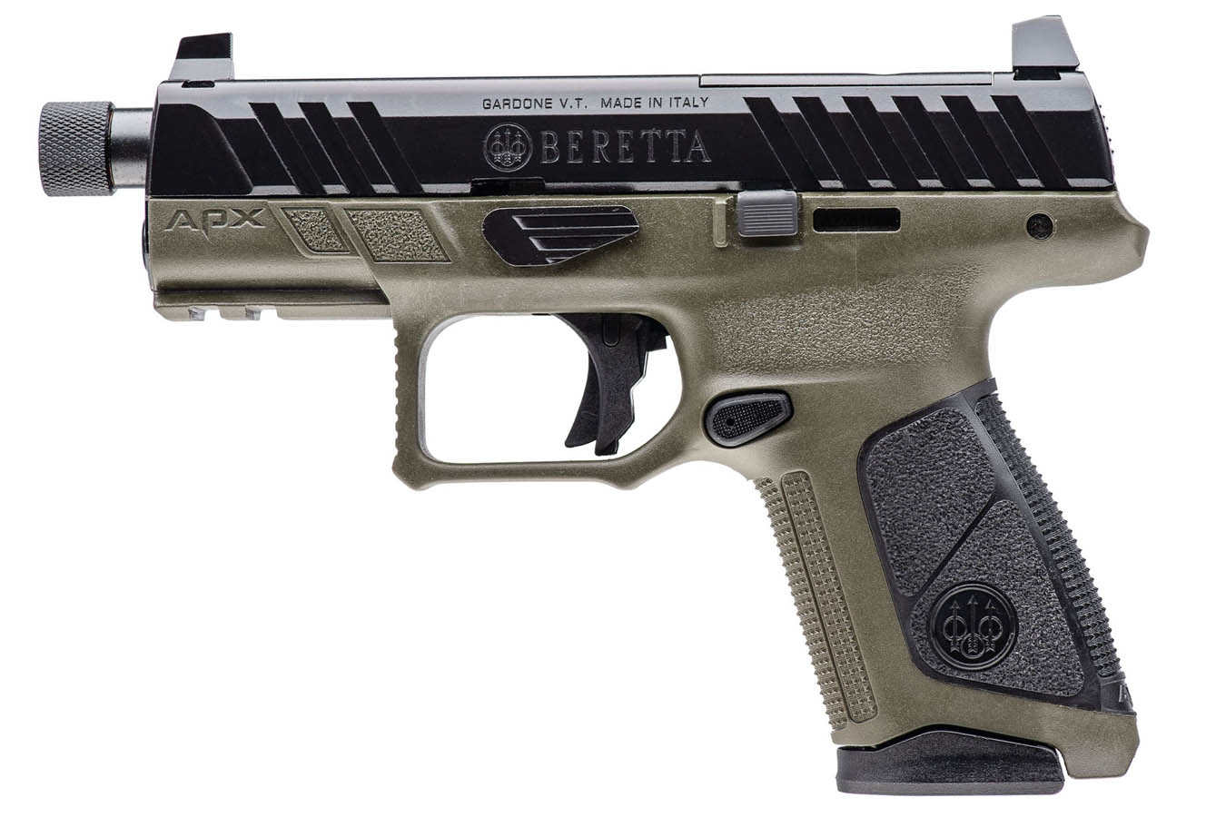 Beretta APX-A1 Compact Tactical 9mm Optic Ready Pistol with OD Green Finish