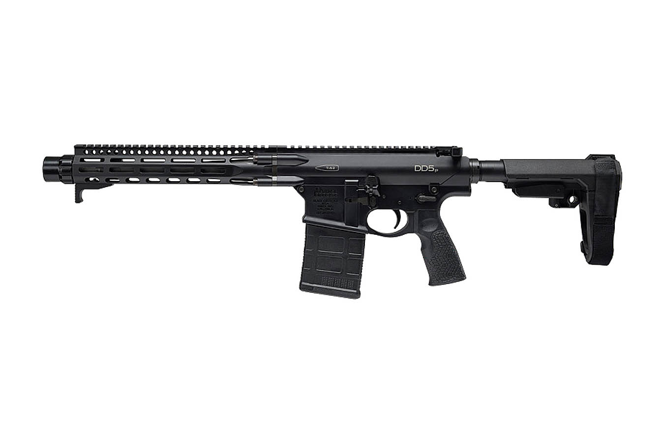 Daniel Defense DD5P 7.62x51mm (308 Win) Semi-Auto Pistol with SBA3 Brace