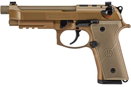 BERETTA M9A4 9MM FULL-SIZE PISTOL WITH 18-ROUND MAGAZINE FDE FINISH
