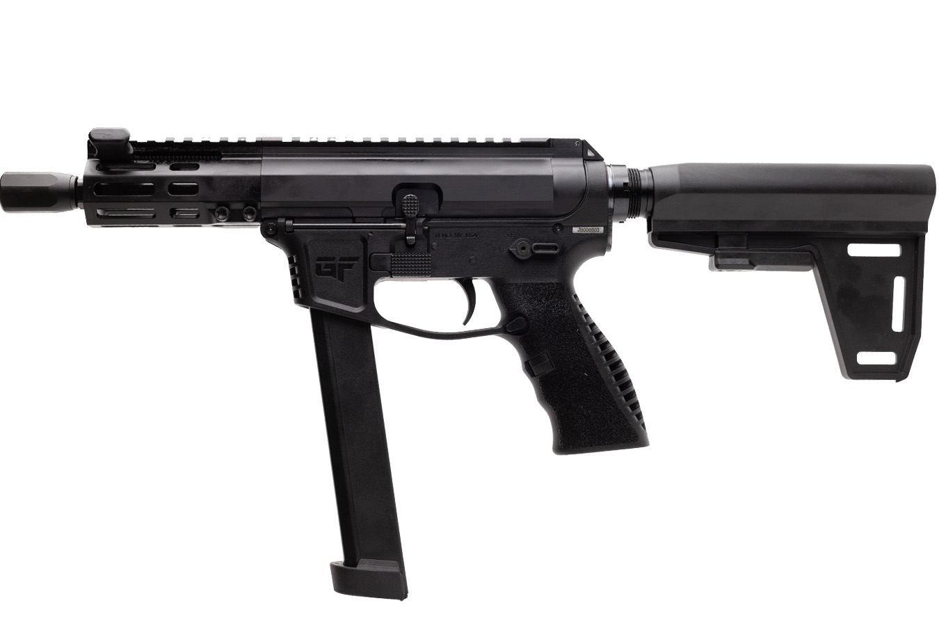 GForce Jawbone 9mm Semi-Auto Pistol with Threaded Barrel (Glock Magazine Compatible)