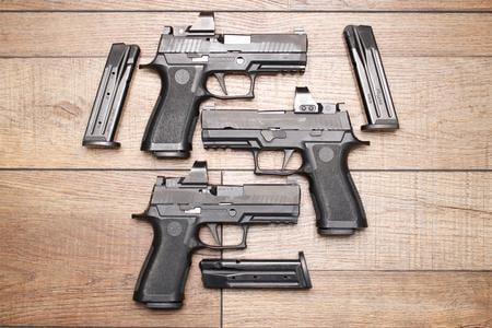 SIG SAUER P320 XCARRY ROMEO1 PRO 9MM POLICE TRADE-IN (VERY GOOD) CONDITION
