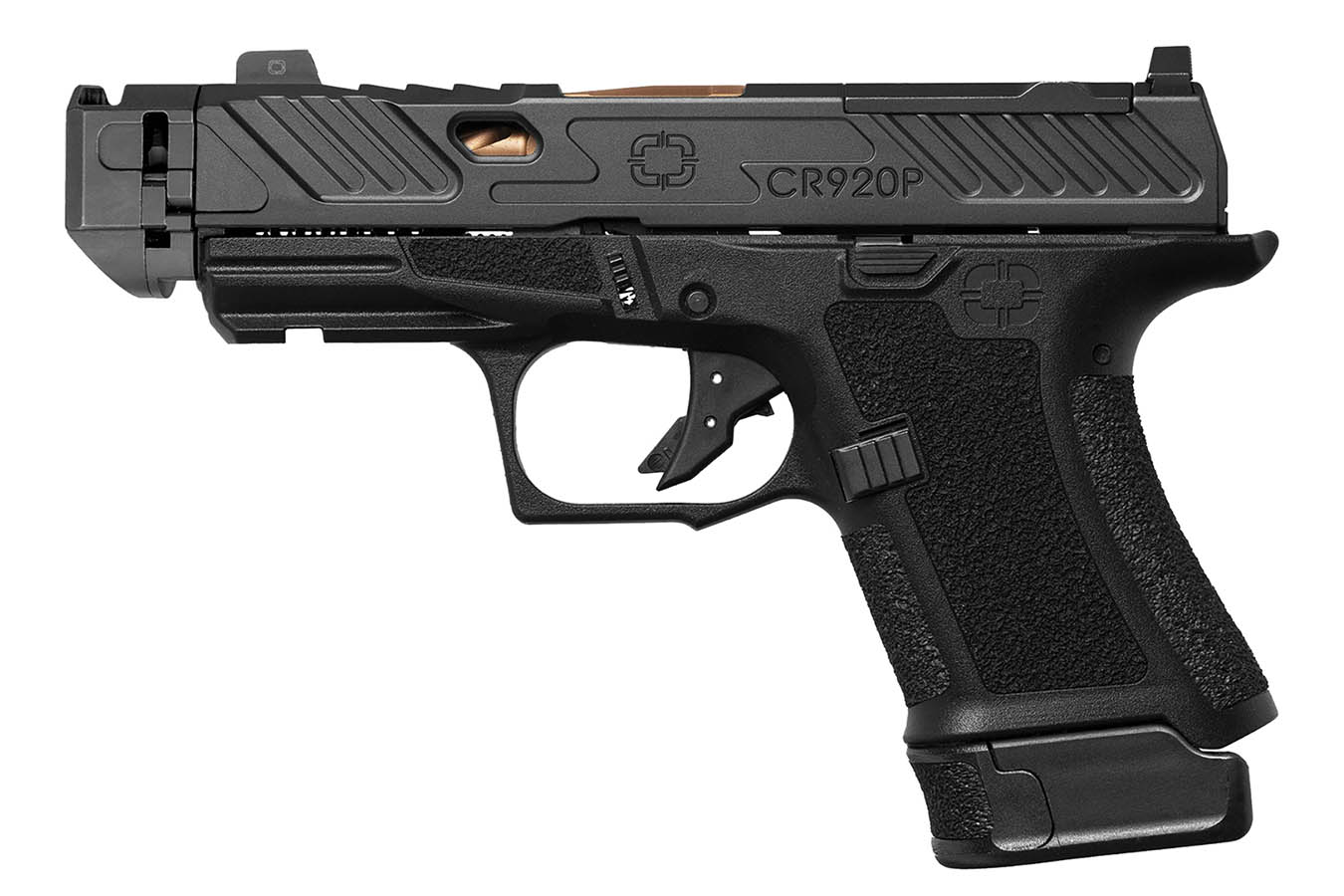 Shadow Systems CR920P Elite 9mm Optic Ready Compensated Pistol with Bronze Spiral Fluted Barrel