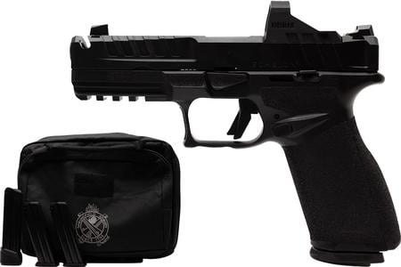 Springfield Echelon 4.5F Comp 9mm Gear Pac with Viridian RFX-11 Green Dot, Four Mags and Pistol Bag