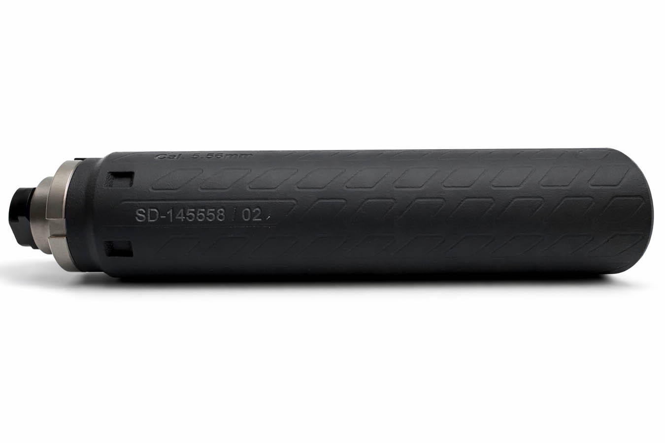 B&T 556 Print-XH RBS Full-Size Titanium 556 Suppressor with Black Cerakote Finish and Plan B RAID HUB (LE)