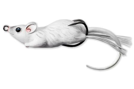 MOUSE WALKING BAIT WHITE/WHITE 2 1/4` 3/8 OZ 