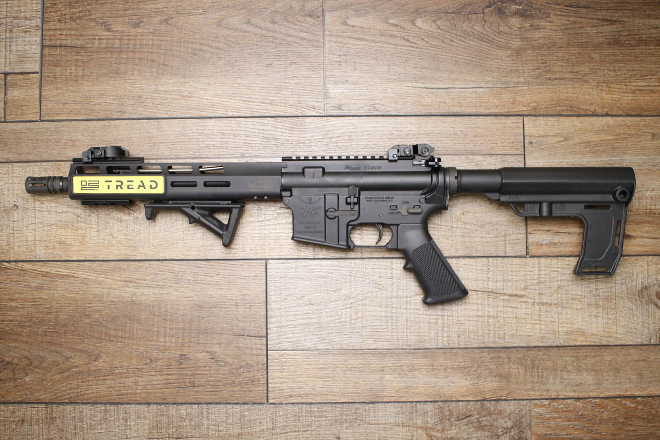 Palmetto State Armory Letsgo-15 5.56mm Police Trade-In Limited Joe Biden Lets Go Brandon AR Pistol with SIG M400 Upper