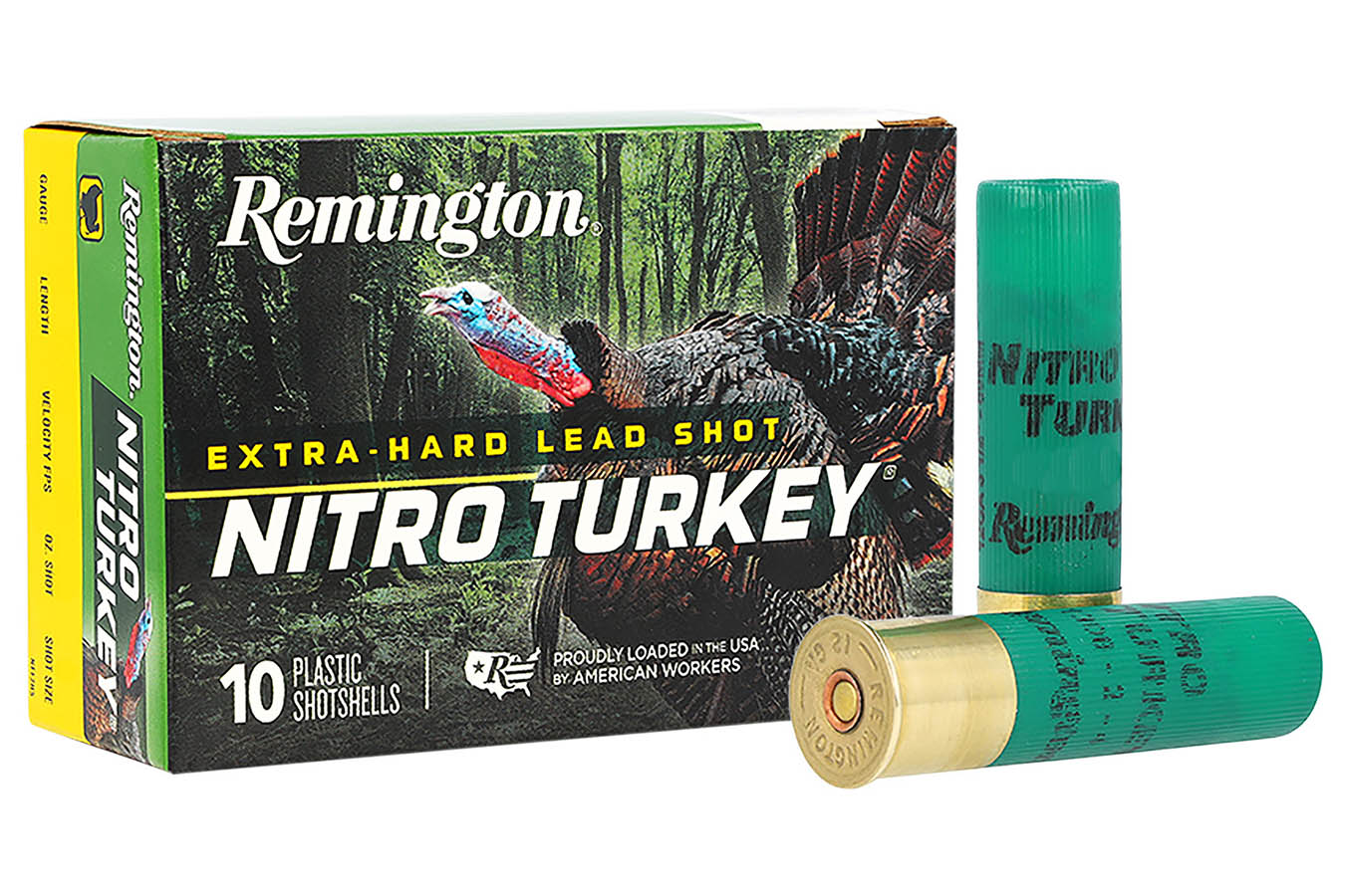 Remington 12 Gauge 2 3/4 Inch 1 1/2oz Nitro Turkey 10/Box