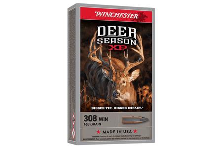 WINCHESTER DEER SEASON XP .308 WINCHESTER AMMO 168 GRAIN EXTREME POINT POLYMER T