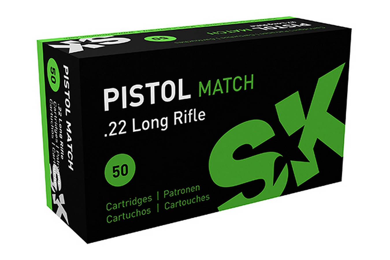 Sk 22LR 40 gr LRN Pistol Match Ammo 500/Box