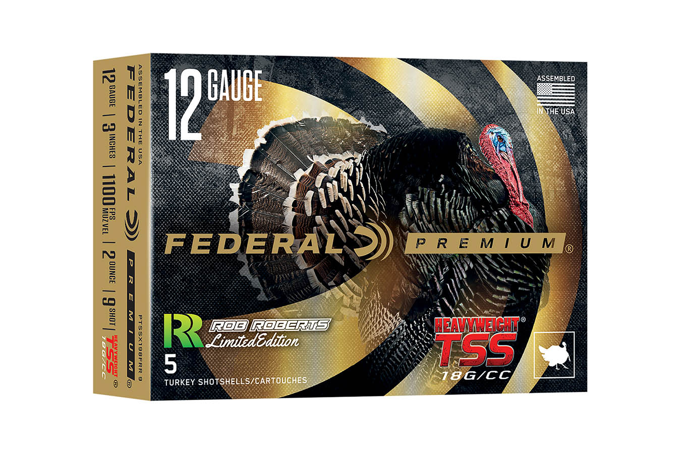 Federal 12 Gauge 3 Inch 2oz 9 Shot Rob Roberts Heavyweight TSS 5/Box