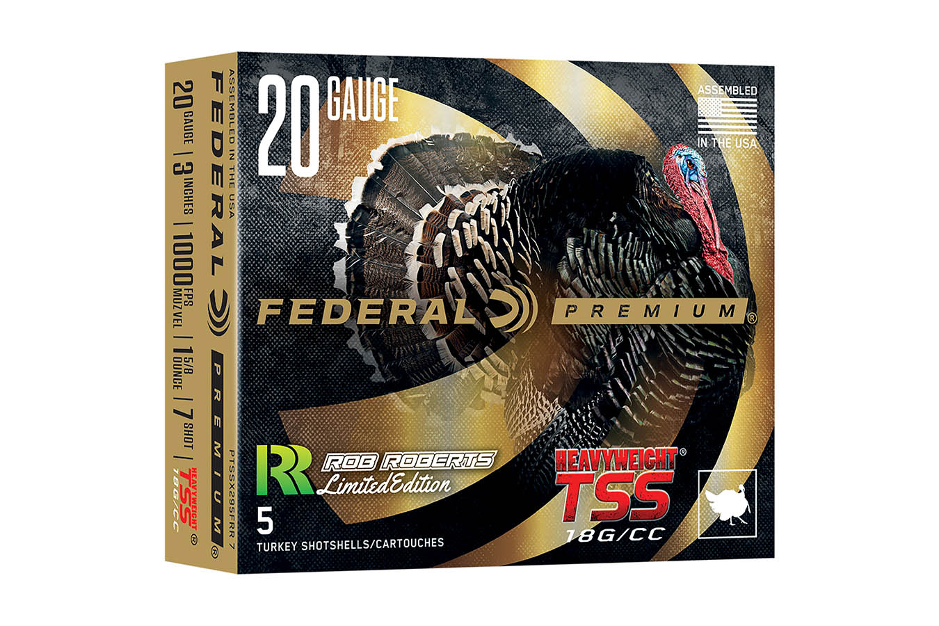 Federal 20-Gauge 3 Inch 1 5/8oz Rob Roberts Heavyweight TSS 5/Box