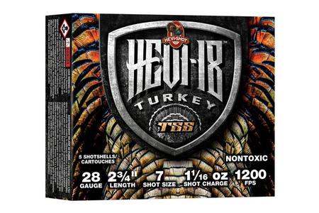 Hevi Shot 28-Gauge 2 3/4 Inch 1 1/16oz HEVI-18 Turkey 5/Box
