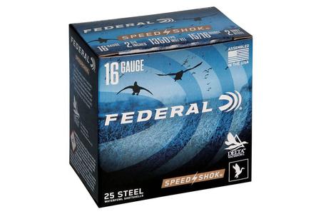 Federal 16-Gauge 2 3/4 Inch 15/16oz Speed-Shok 25/Box