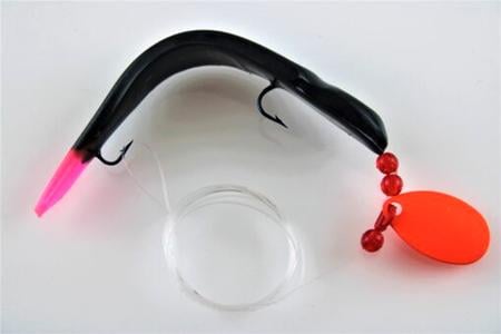 LEECH SPINNER BLACK/FIRE TIP