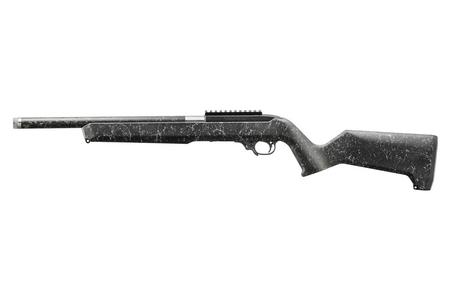 RUGER 10/22 22LR 16.1` THREADED BARREL  TEXTURED WHITE SPECKLE BLACK MAGPUL STOCK