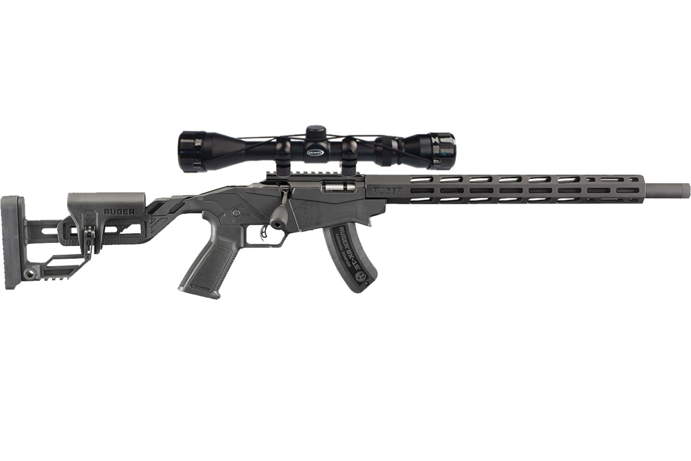 Ruger Precision Rimfire 22 WMR Bolt-Action Rifle with Weaver Riflescope
