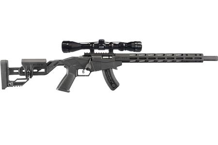 PRECISION RIMFIRE 17 HMR BOLT-ACTION RIFLE WITH WEAVER SCOPE