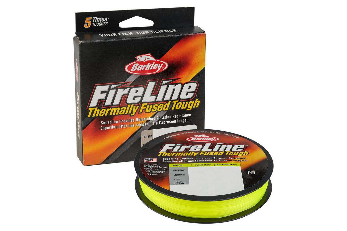Berkley Fireline Fused Superline - Flame Green 4lb