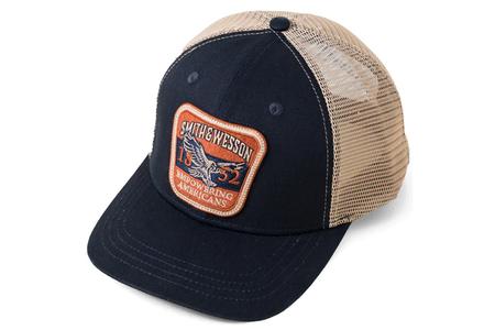 S AND W EMPOWERING AMERICANS EAGLE TRUCKER HAT