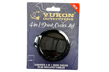 YUKON 4 IN 1 DRINK COOLER SLIDER LID - SMOKE