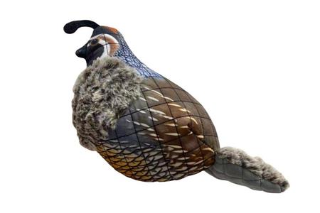 QUAIL LINED DOG TOY 