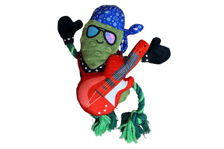 ROCKIN RELISH PICKLE DOG TOY