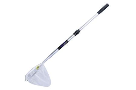 ALUMINUM HD BAITWELL NET - 8IN X 9.5IN HOOP, 23-30IN TELESCOPIC HANDLE 