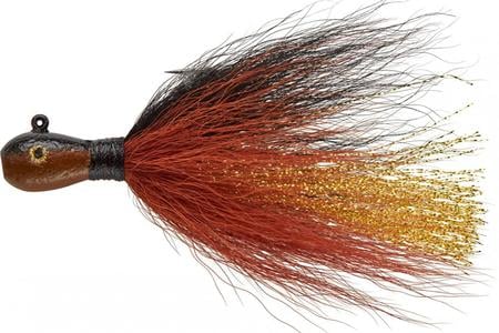 1/4OZ. BUCKTAIL JIG BLACK/BROWN